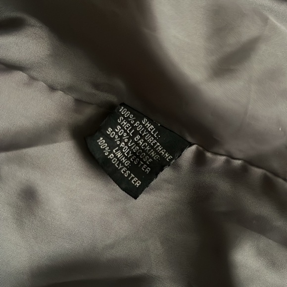 Baccini man-made metallic leather jacket - Picture 15 of 15